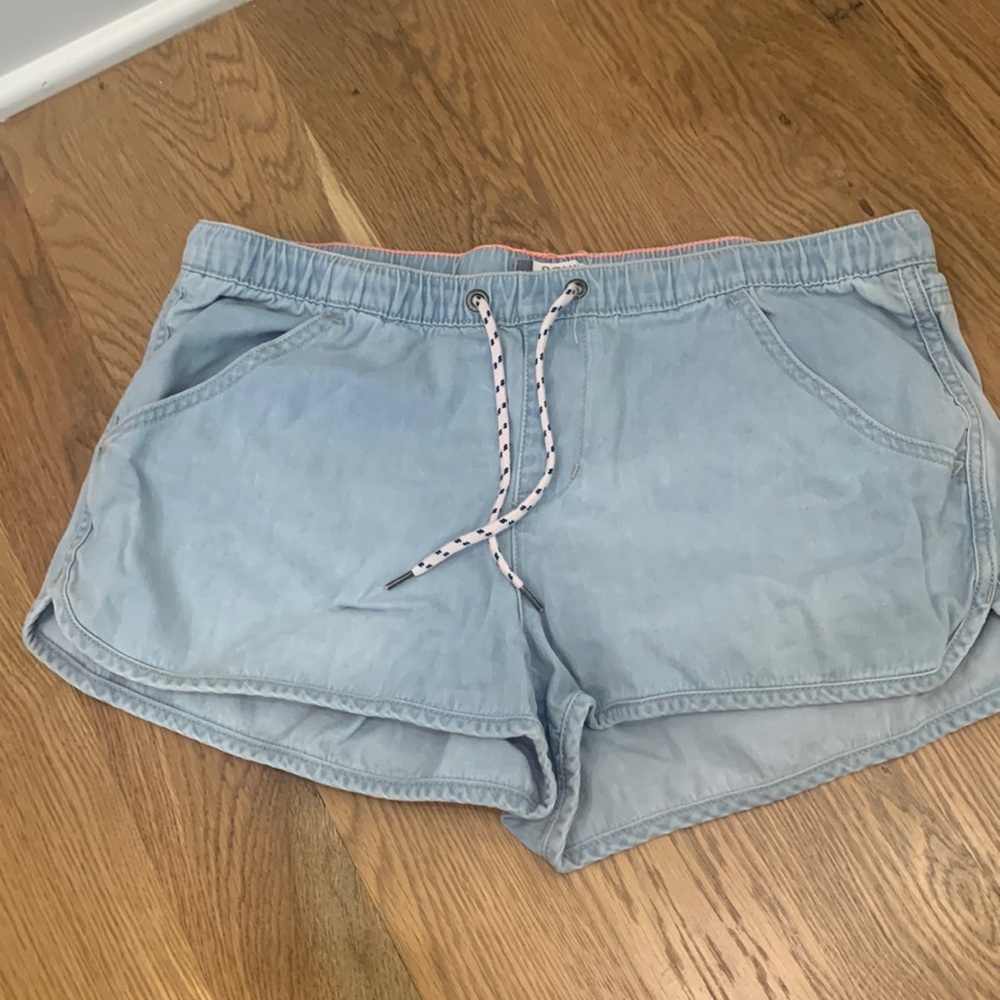 Roxy linen/jean shorts